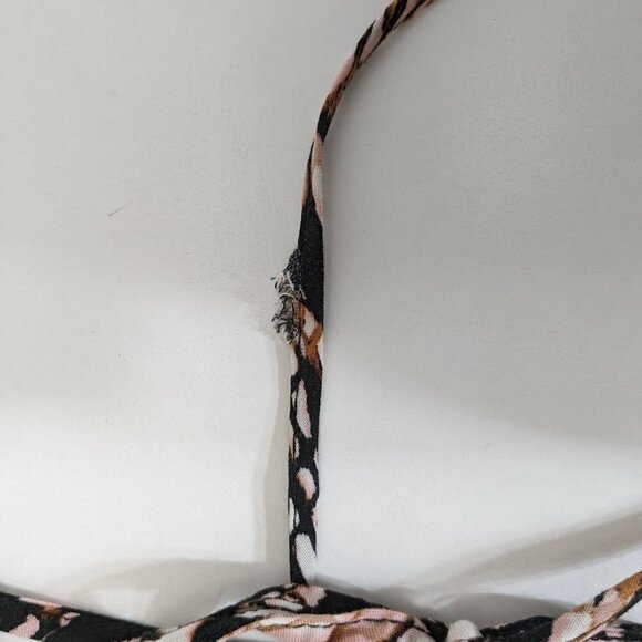 Women's "June & Hudson" Brown Tank Maxi Dress; Adjustable Straps; Smocked Size M - Picture 4 of 6